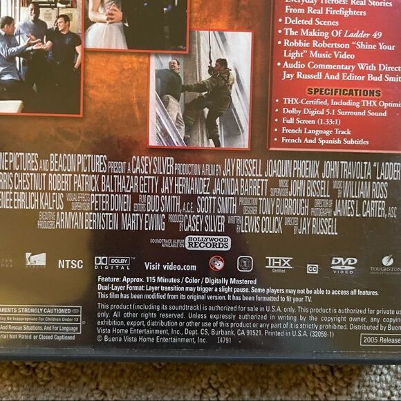 Ladder 49 Full Screen DVD Drama - Picture 3 of 6